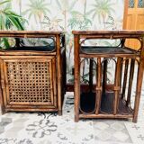 Vintage side table pair
