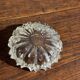 Vintage glass ashtray with scalloped edge D13 H3.5