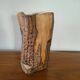 Vintage Vallauris Ceramic Vase Grandjean Jourdan Faux Wood