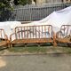 Set in vintage rattan sofa 3-seater seating and 2 seats