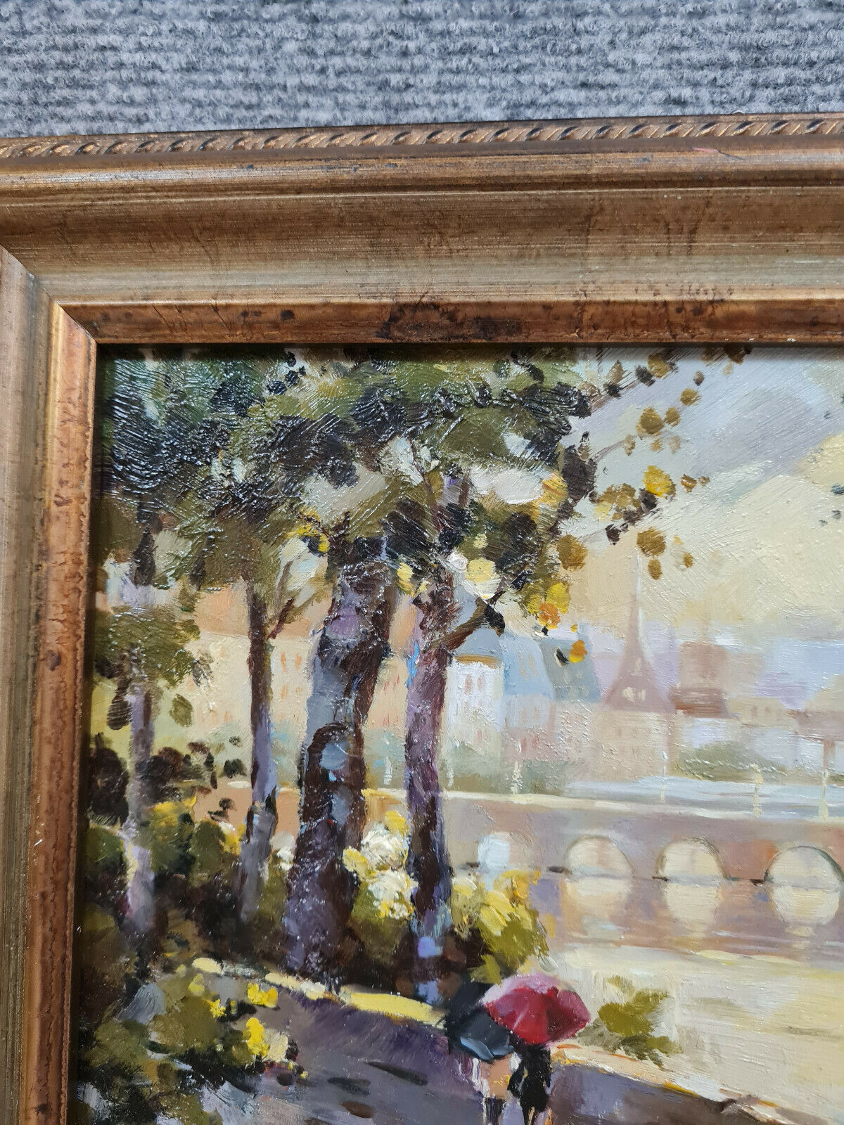 Mid-20th century Impressionist School: Oil on Panel circa 1950