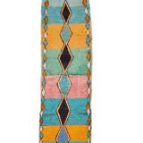 Berber bohemian hallway rug in handmade wool 300 X 100 CM