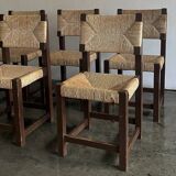 Ensemble de six chaises de salle à manger