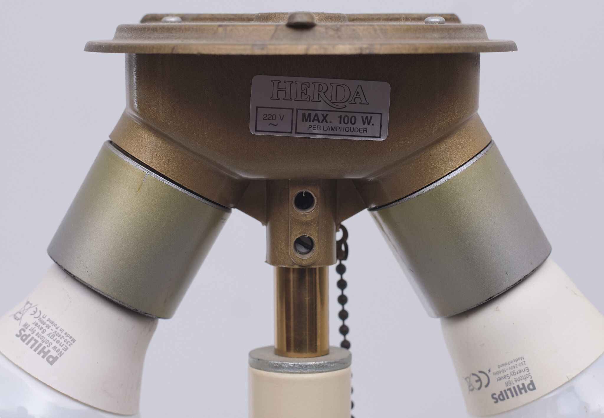 Brass Floor Lamp Herda, Holland, 1970s