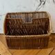 Porte-revue rotin vintage