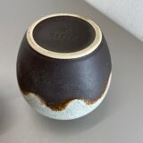 Set of 2 ceramic oottery "Lava" Vases by Dümler and Breiden, Germany, 1960s