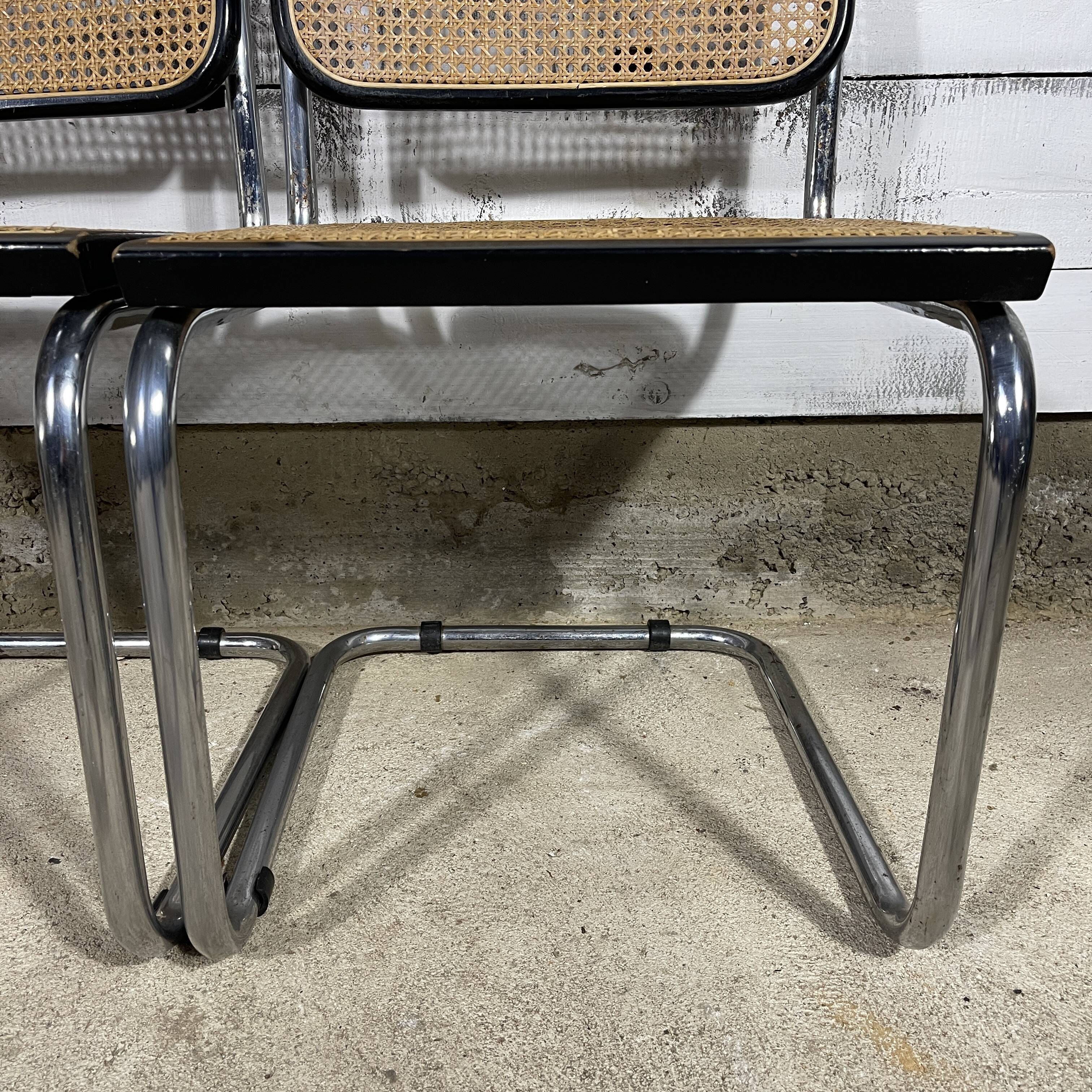 Pair of chairs Cesca B32 "Made in Italy"