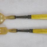 Art Deco salad servers