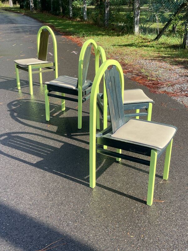 4 chaises en bois Baumann modèle Argos