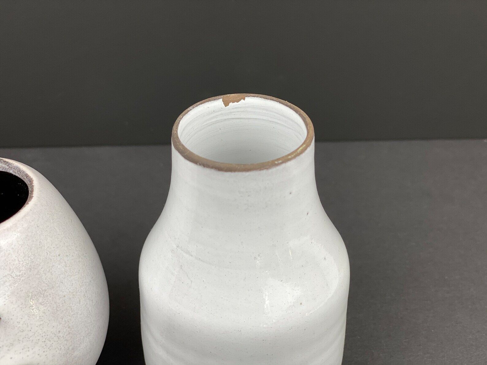 2 vintage mini vases, scheurich, collectable mid century ceramics