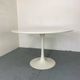 Table à manger tulipe blanche de style Space Age du milieu du siècle par Arkana, années 1960