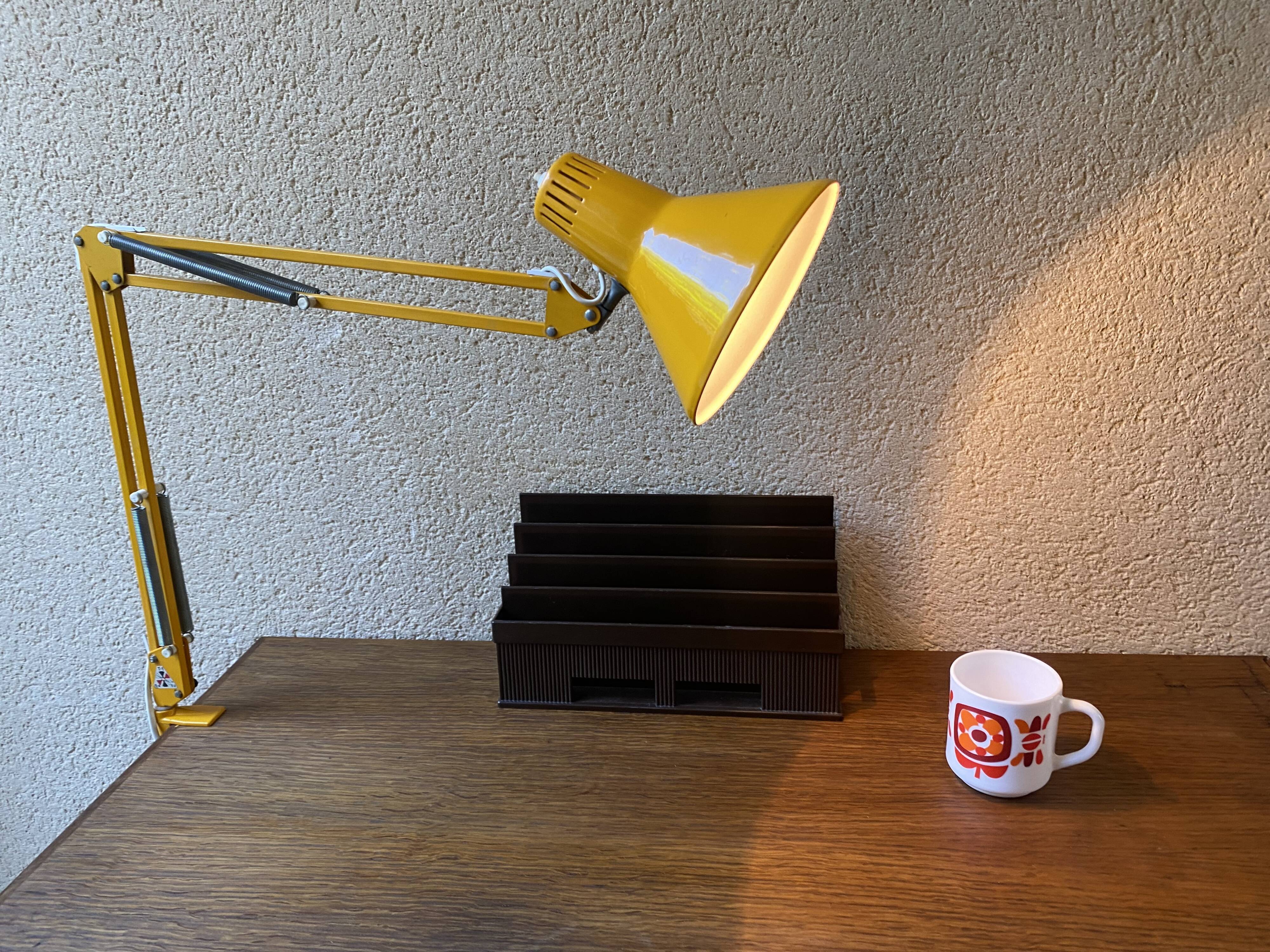 Desk lamp architect Twist t1 vintage Italian design 70