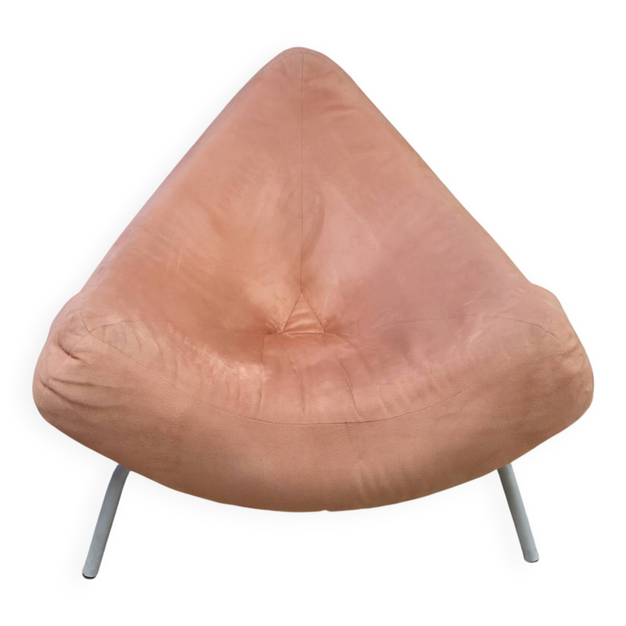 Fauteuil triangle vintage "Escapade " design cocon années 70'.