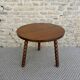 Tripod gueridon with turned wooden legs