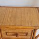 Commode en rotin circa années 70