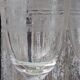 Verres en cristal gravés