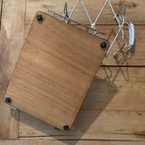 Service tray in red formica