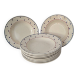 K&G Lunéville Pierre deep plates from the 1930s