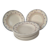 K&G Lunéville Pierre deep plates from the 1930s