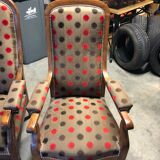2 Voltaire style armchairs