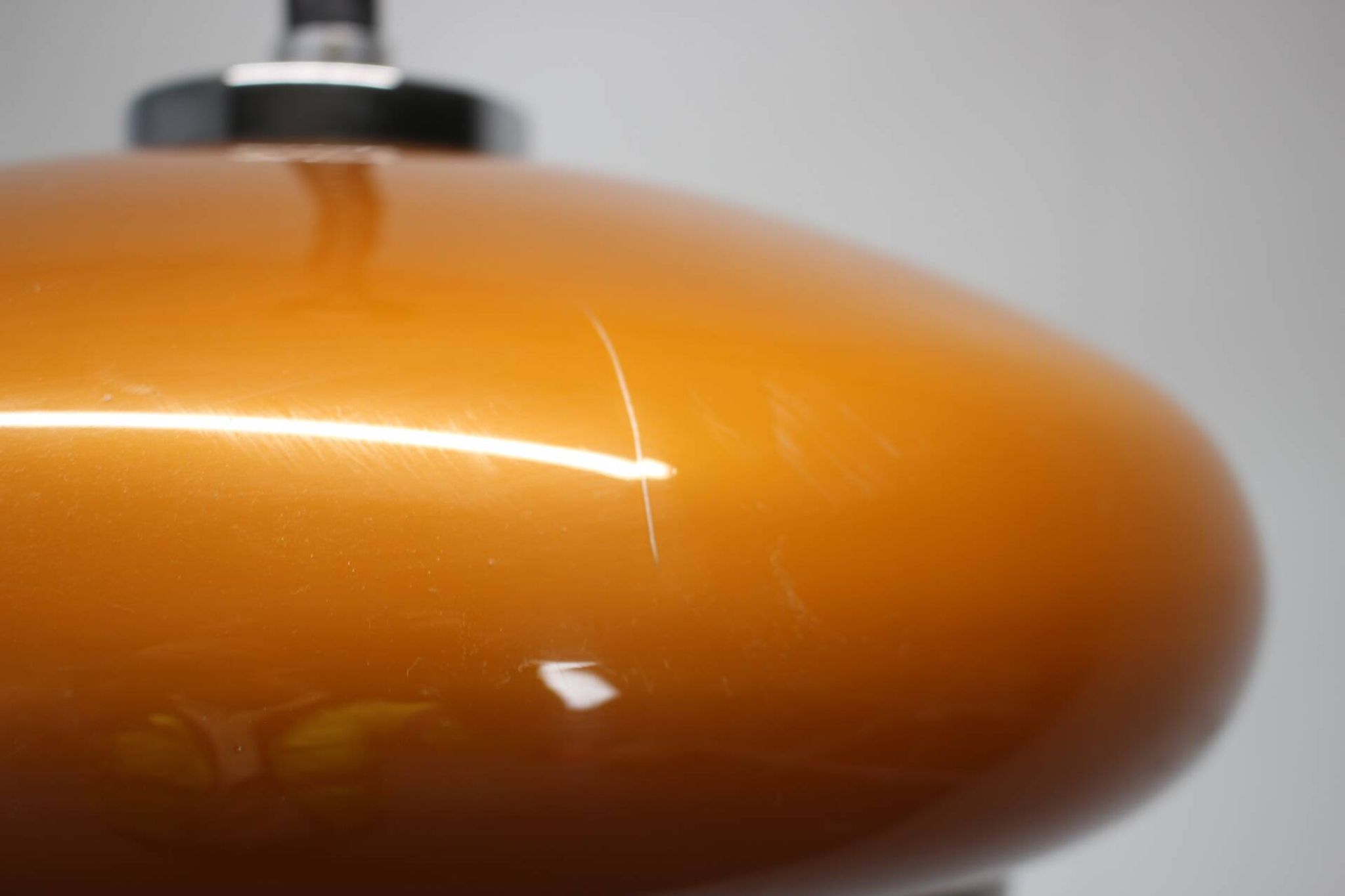 Adjustable glass pendant light from the mid-century, Europe, 1970s.