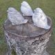Set of 3 stone garden birds