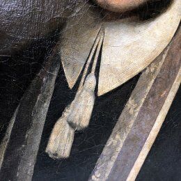 Portrait of notable 1839 signed Coqueret