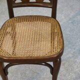 Pair of Art Nouveau bentwood chairs attributed to Koloman Moser for Jacob and Josef Kohn 1890/1910