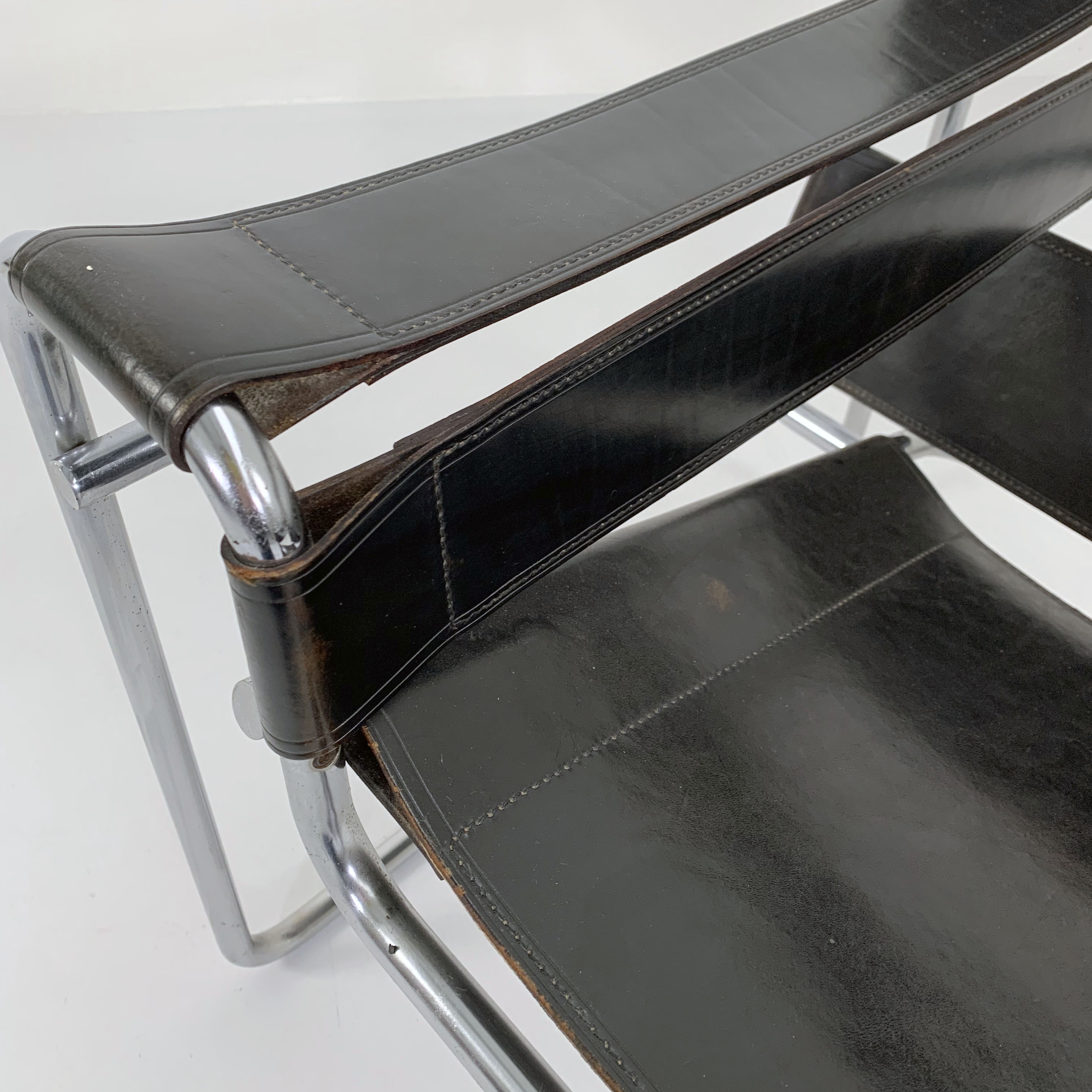 Armchair B3 Wassily by Marcel Breuer gavina edition, 1970