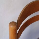 Pair of rustic straw chairs