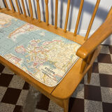 Vintage 1950s kids' bank safe