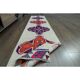 1970s Vintage Turkish Oushak Handmade Wool Cotton White Runner Rug 75x336