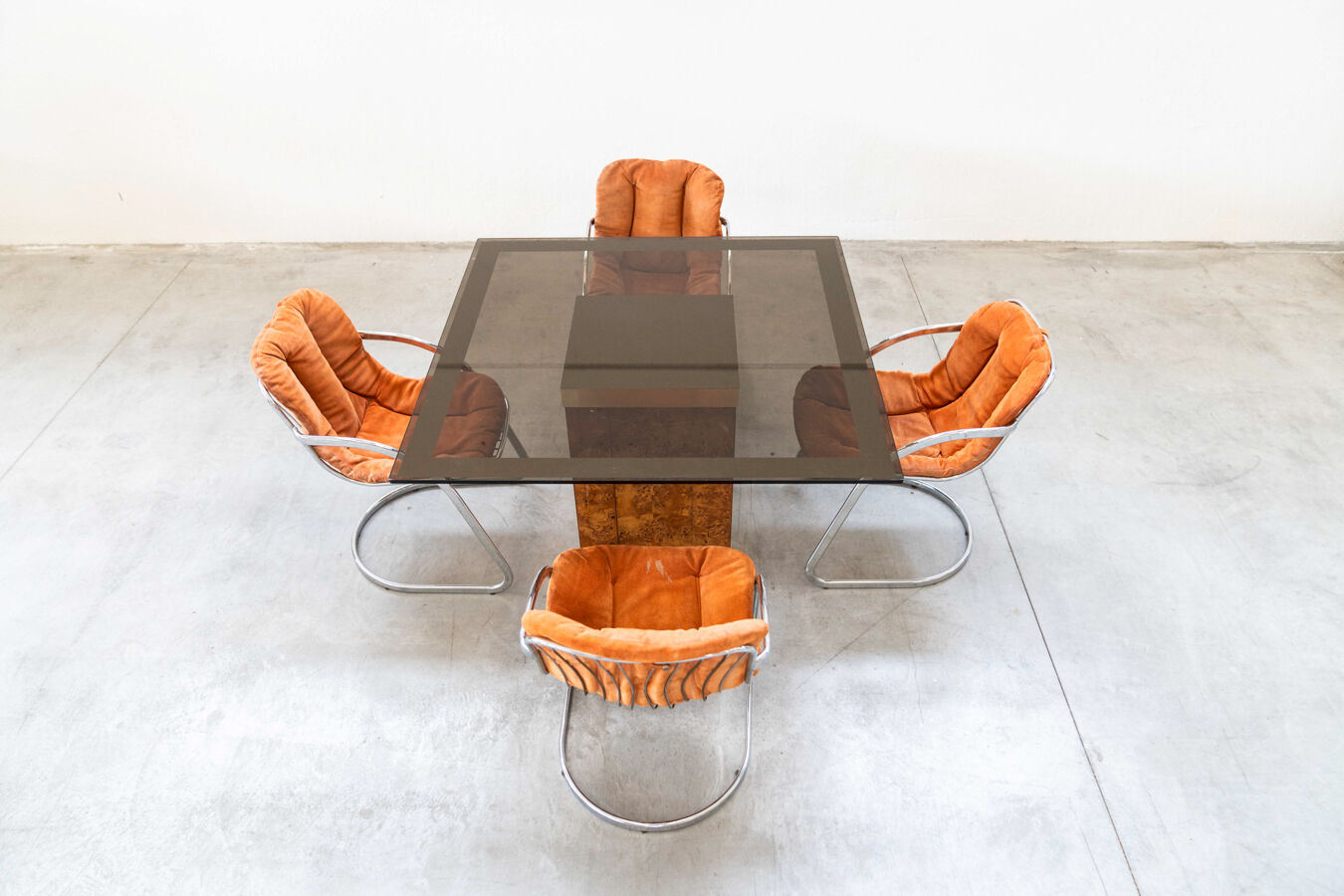 Table and chairs, 1970