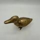 Vintage brass duck