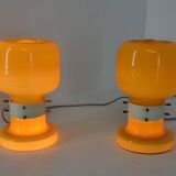 Pair of Midcentury Table Lamps by Zbyněk Hřivnáč, Equipment Hotel Praha, 1960s