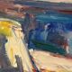 Original Swedish Oil on Canvas – “Coastal Landscape” by Arthur Y. Nilsson – Signed – Vintage & Framed
