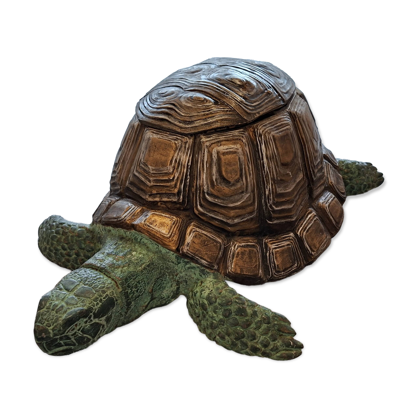 Scultura Artistica Tartaruga in Metallo