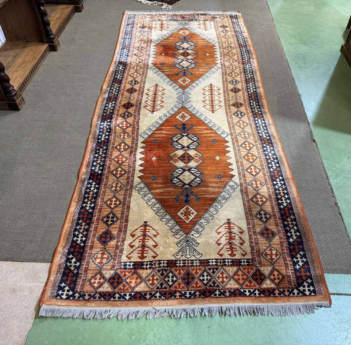 Handmade wool Persian carpet