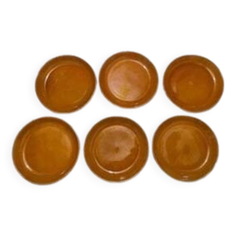 Set of 6 PH Ravel Decroix d'Aubagne plates