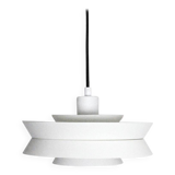 White Trava Pendant Lamp by Carl Thore for Granhaga, Sweden 1960s