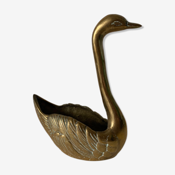 Brass swan