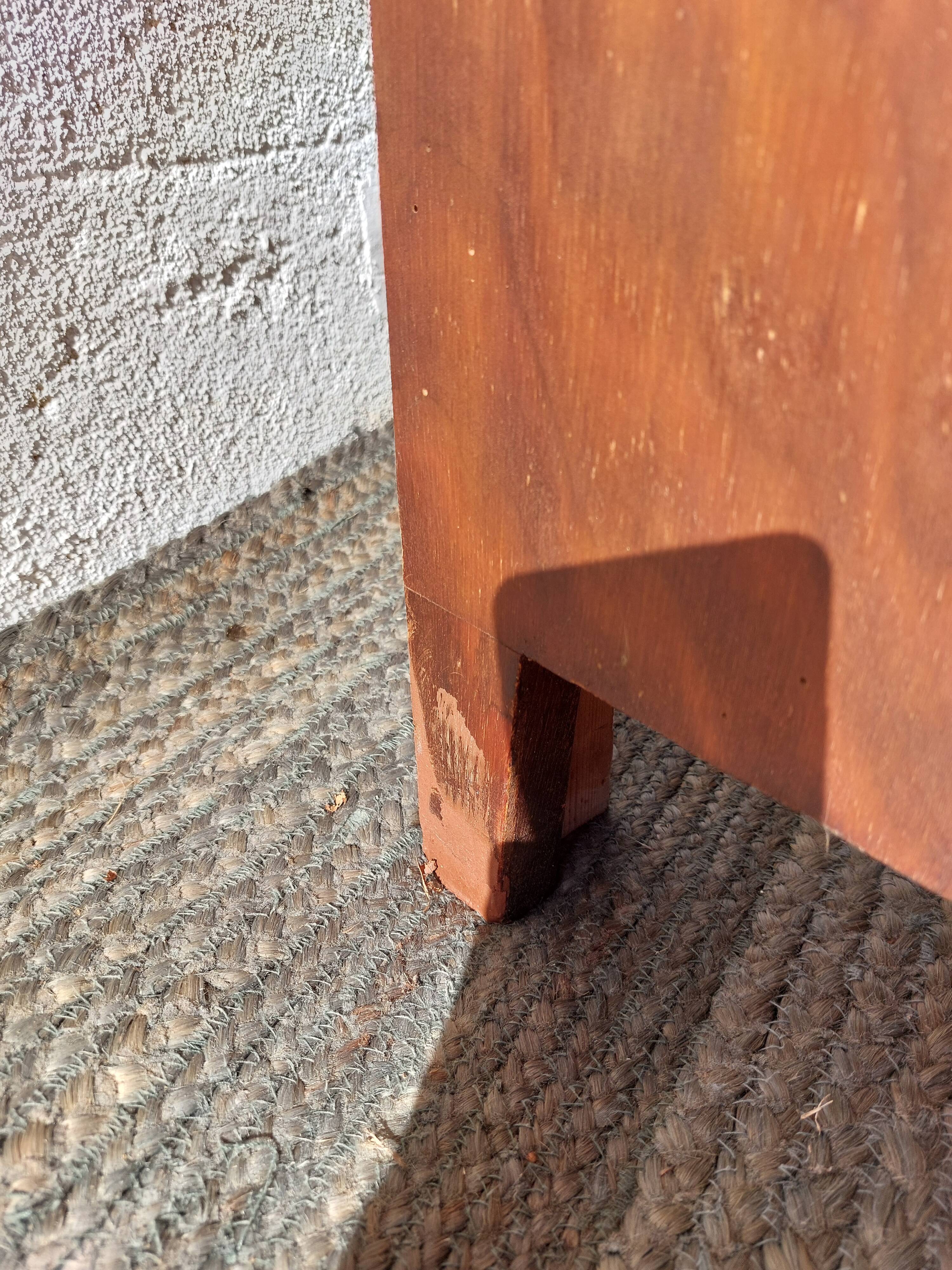 sliding door wardrobe, vintage, possible hanging space