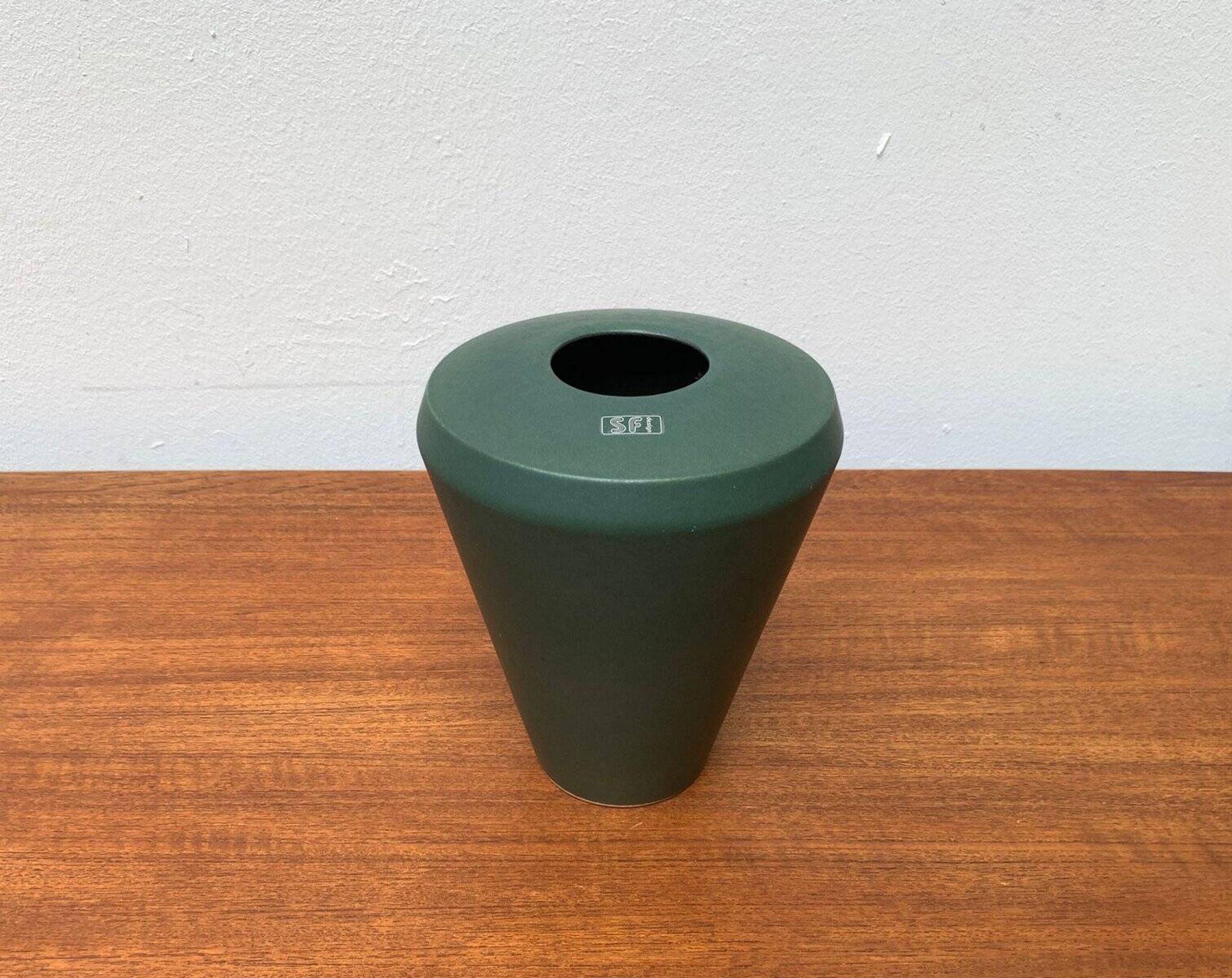 Vintage minimalist ceramic vase by SF Design