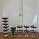 Set of 16 vintage stainless steel dessert cups