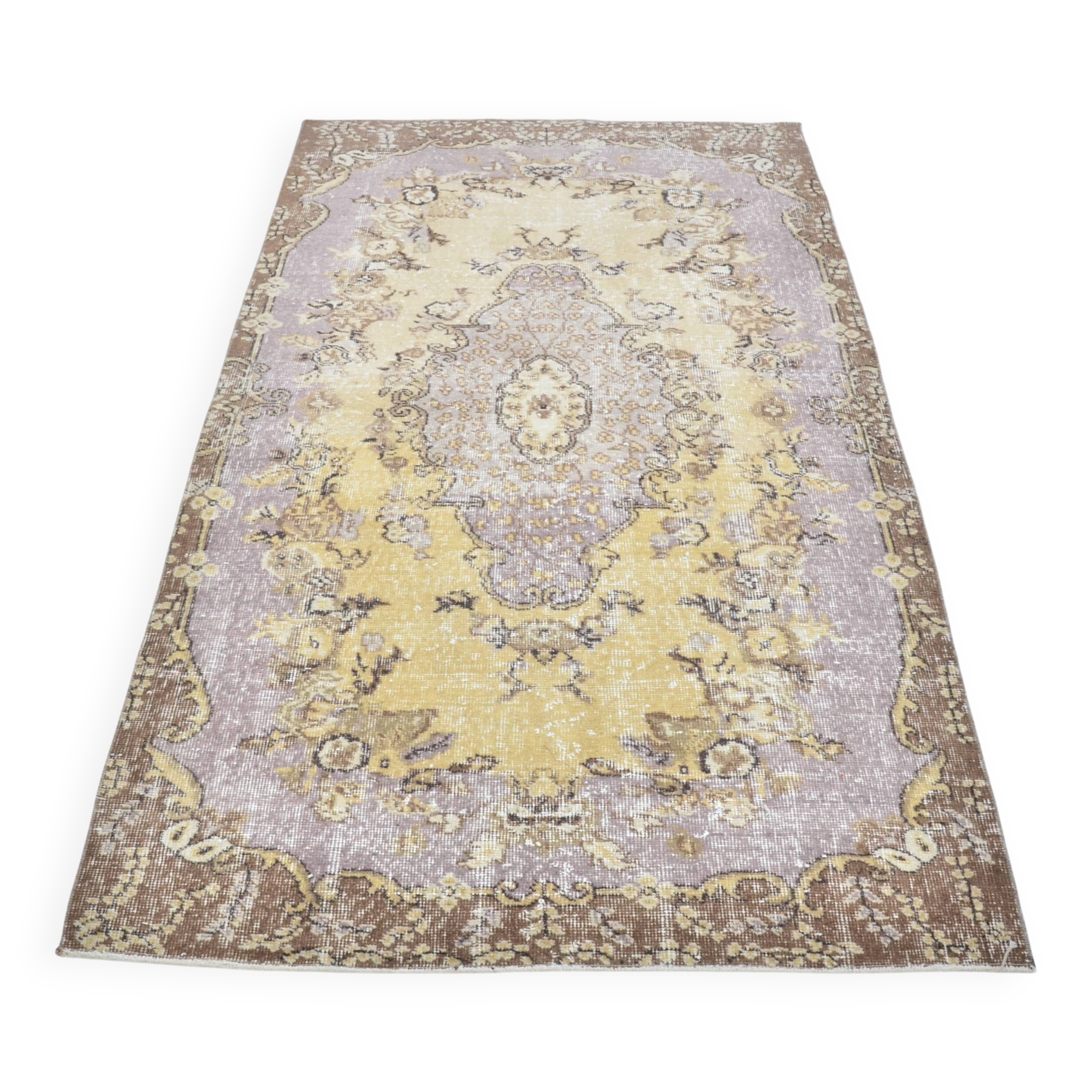 Handknotted Oushak Wool Carpet sku 3149