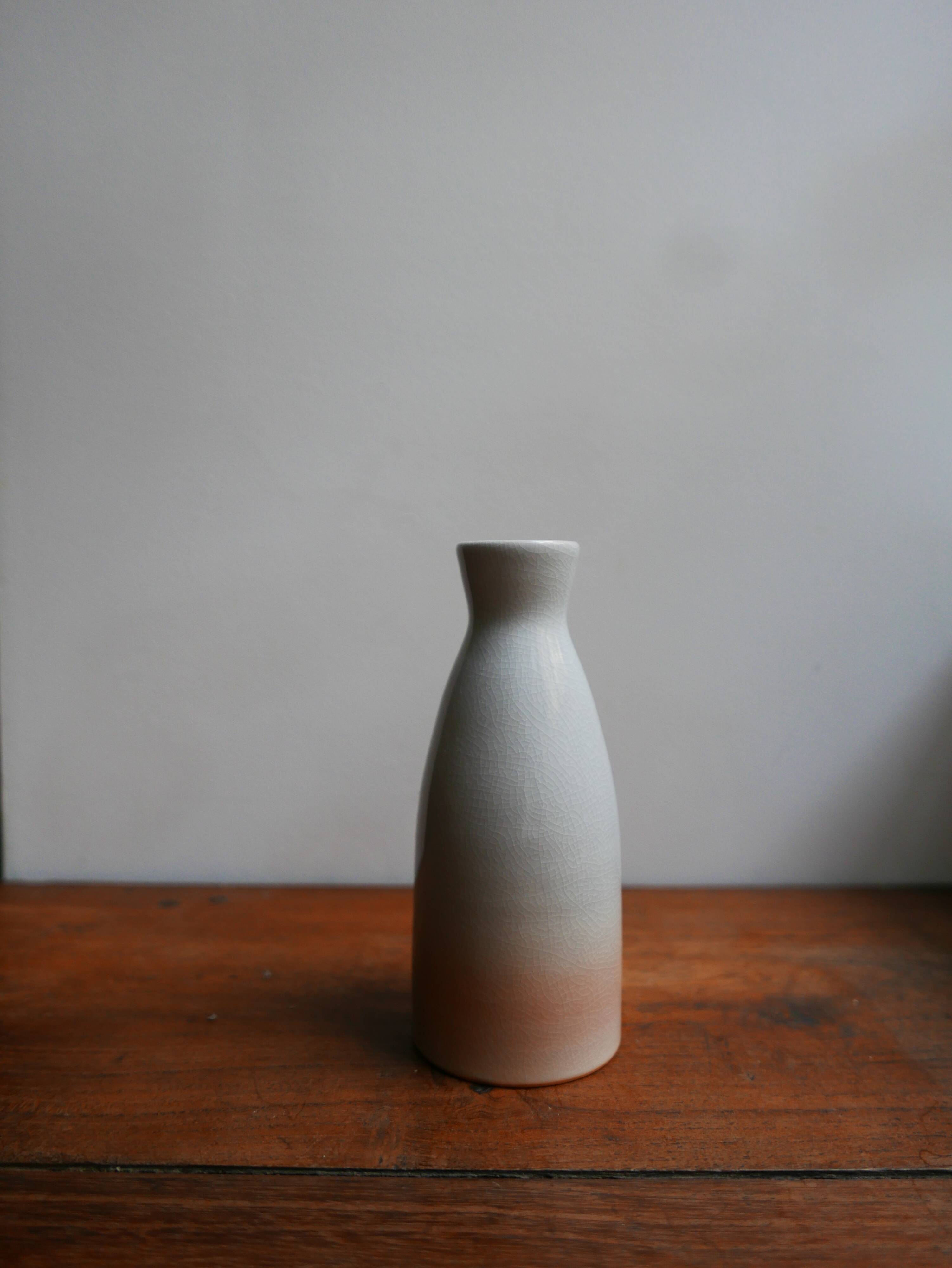 Ceramic sake bottle