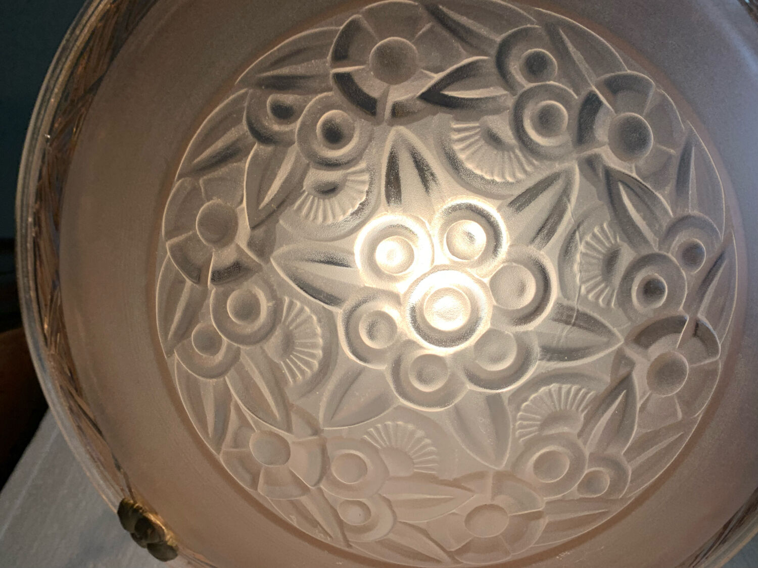 Vintage washbasin ceiling lamp
