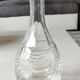 Lorraine crystal design carafe/gérard model. empire style decor. height 28 cm
