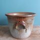 Puisaye sandstone ice bucket signed Jean-Pierre Prud'homme