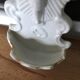 Small old stoup in white porcelain late 19th century
